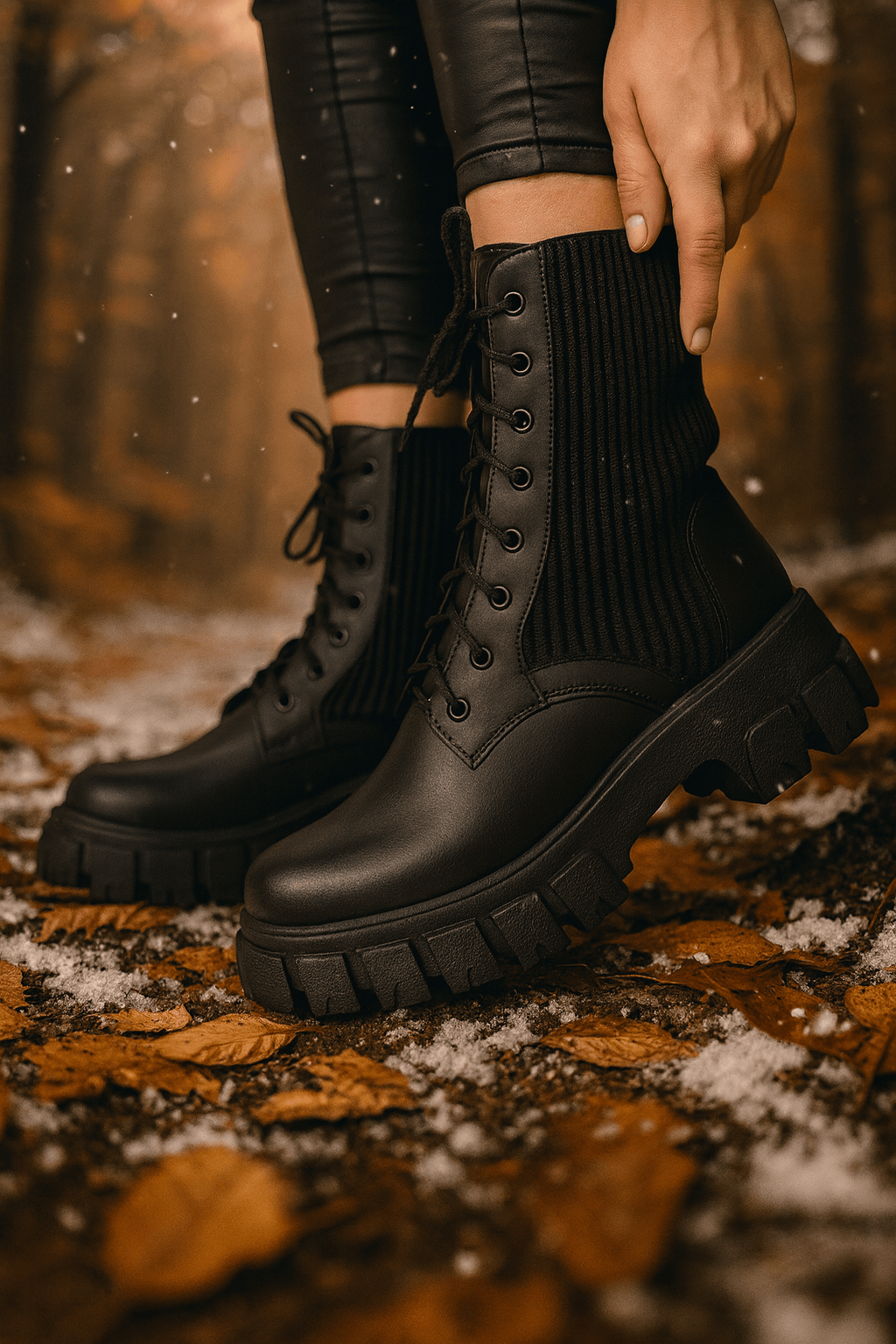 Bota Clásica Con Suéter Bordado By Meel - By Meel Mx
