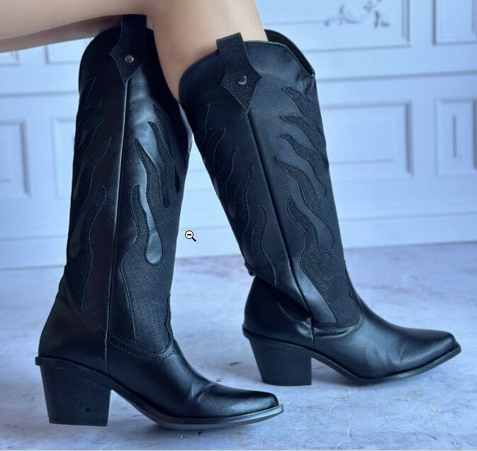 Bota Vaquera Con Brillos By Meel - By Meel Mx